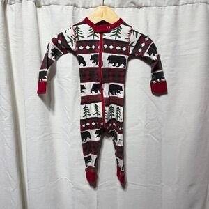 Lazy One Baby Pajamas Bear Tree Print 6 Months Footie Sleepwear Park City UT